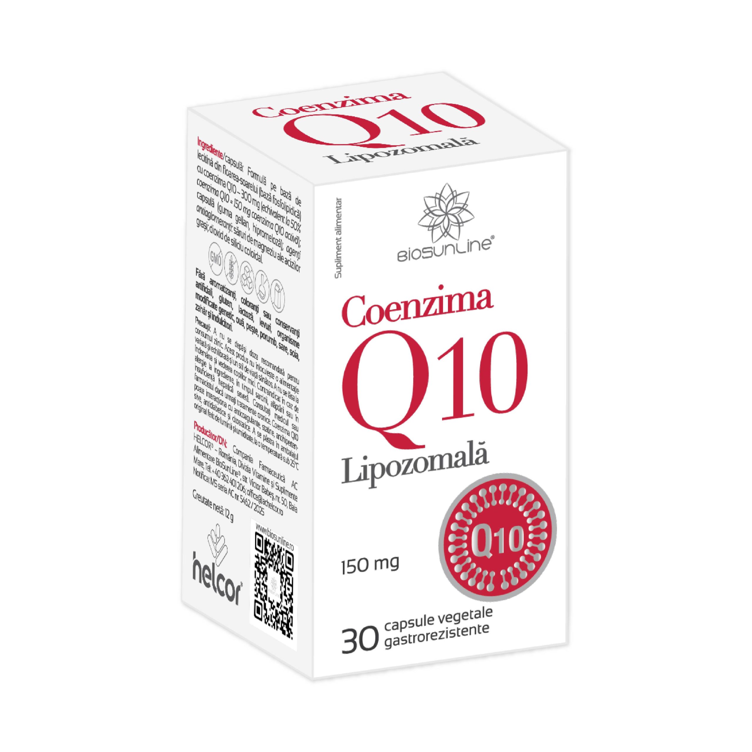 Coenzima Q10 Lipozomala pentru vitalitate